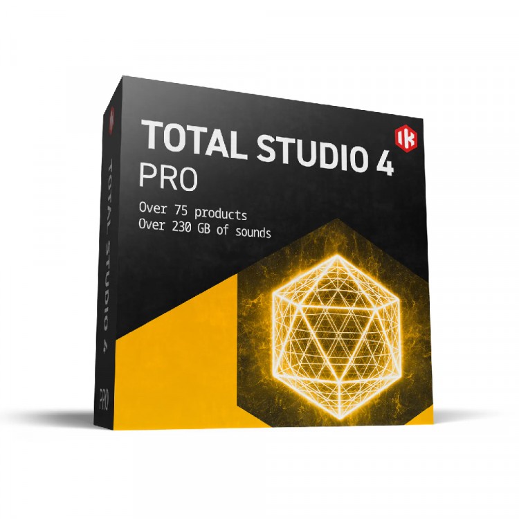 IK Multimedia Total Studio 4 PRO 虛擬音色組合包(從舊版本升級)(序號下載版)